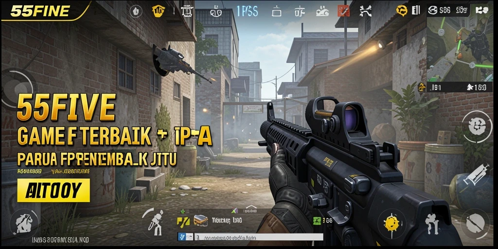 Tampilan screenshot gameplay 55FIVE yang menegangkan dan realistis.