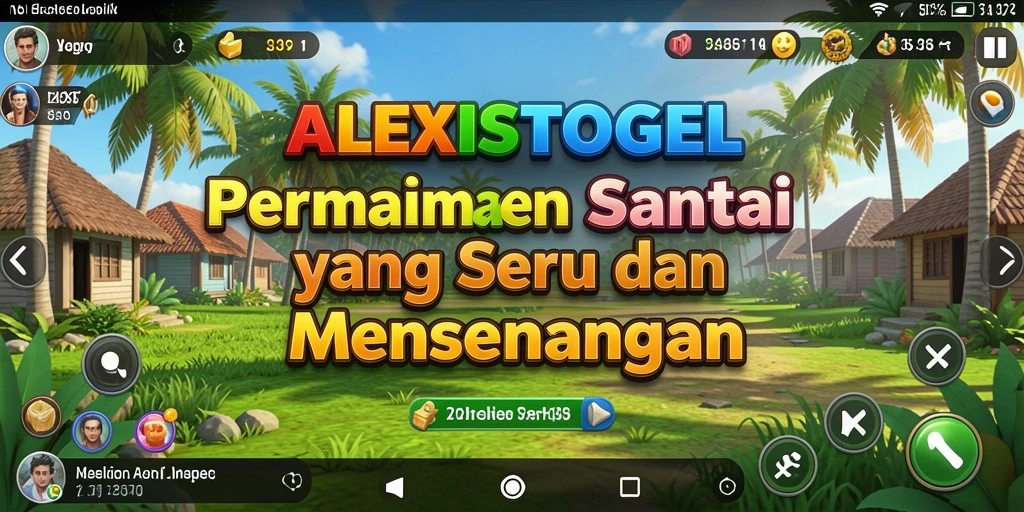 Tampilan menarik dari gameplay ALEXISTOGEL yang santai.