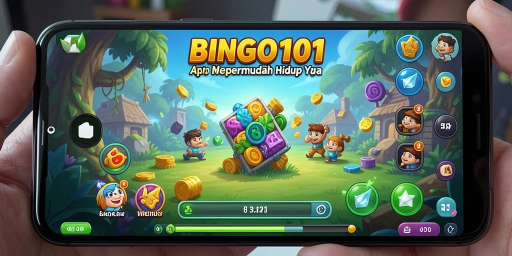 Tampilan utama BINGO101 yang menampilkan antarmuka aplikasi Utility.