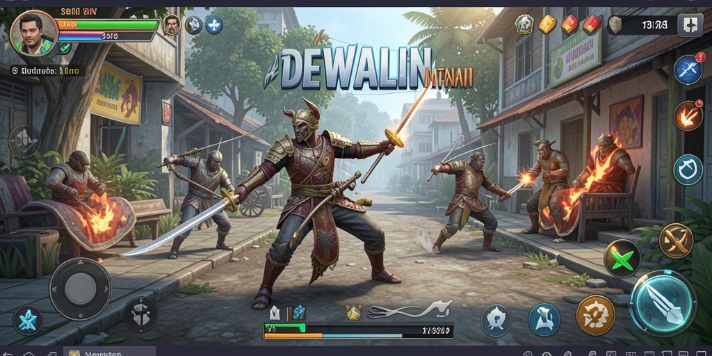 Gameplay DEWALIN yang penuh strategi dan tantangan.