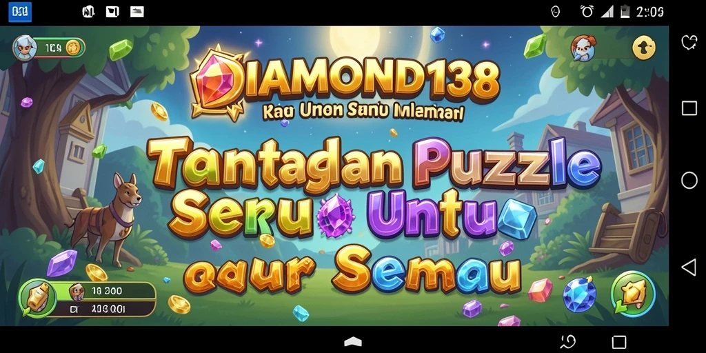 Tampilan menarik dari gameplay DIAMOND138 yang penuh tantangan Puzzle.