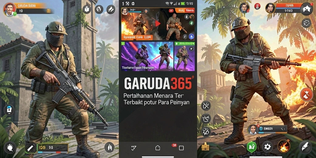 Tangkapan layar gameplay GARUDA365 dengan pertahanan menara yang menarik.