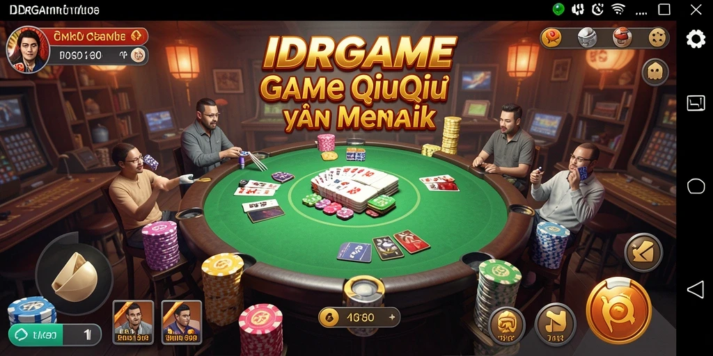 Tampilan gameplay QiuQiu yang menarik dan seru.