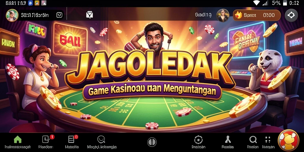 Tampilan gameplay menarik dari JAGOLEDAK yang memukau.