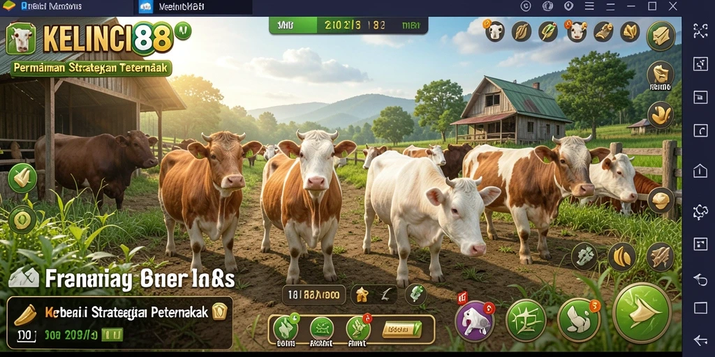 Tampilan gameplay menarik di KELINCI88 dengan kelinci yang lucu.