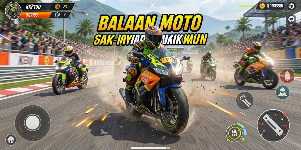 Tampilan gameplay KPK100 yang seru dan mendebarkan.