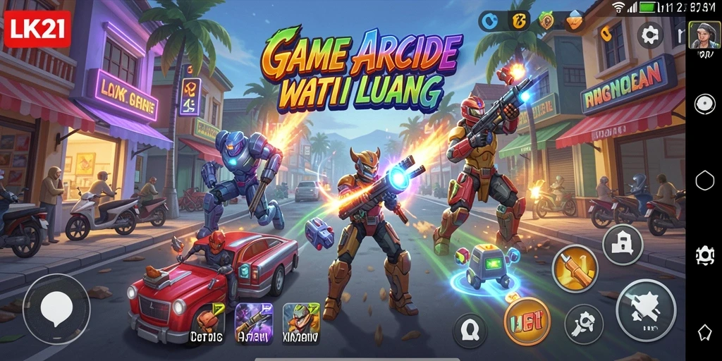 Gameplay LK21 yang dinamis dan seru penuh tantangan.