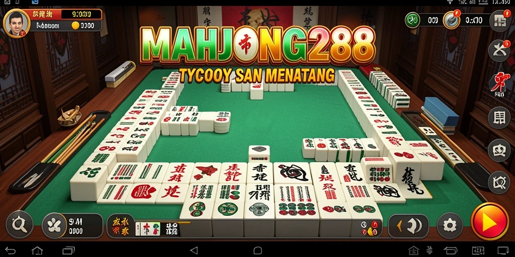 Screenshot gameplay Tycoon MAHJONG288 menampilkan strategi bisnis yang menarik.