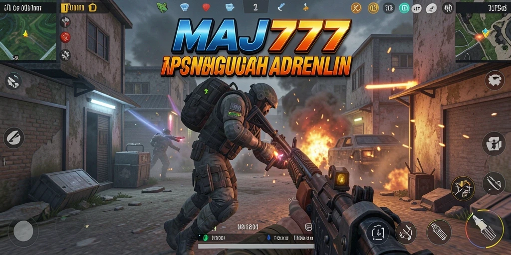 Tampilan menegangkan dari gameplay seru di MAJ777.