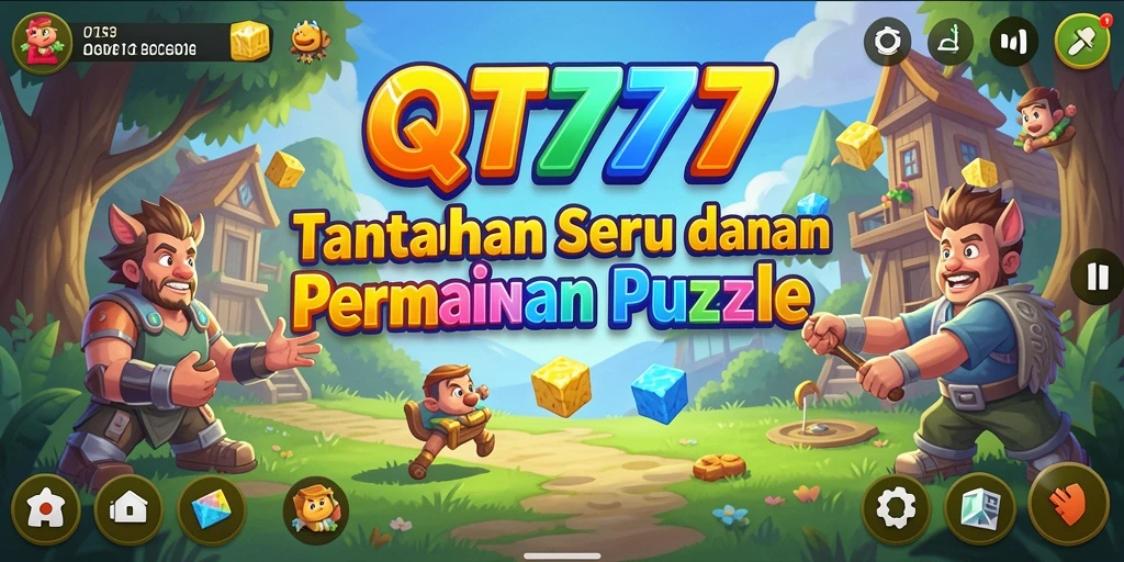 Tampilan seru gameplay puzzle QT777 dengan berbagai tantangan.