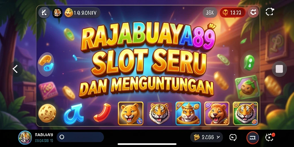 Tampilan menarik gameplay Slot RAJABUAYA89 yang seru.