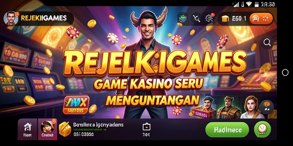 Screenshot gameplay Kasino yang menampilkan aksi seru di REJEKIGAMES.