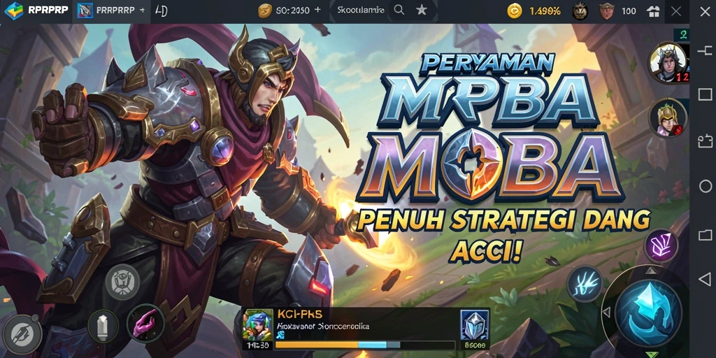 Tangkapan layar gameplay RPRPRP menampilkan aksi pertempuran yang seru.