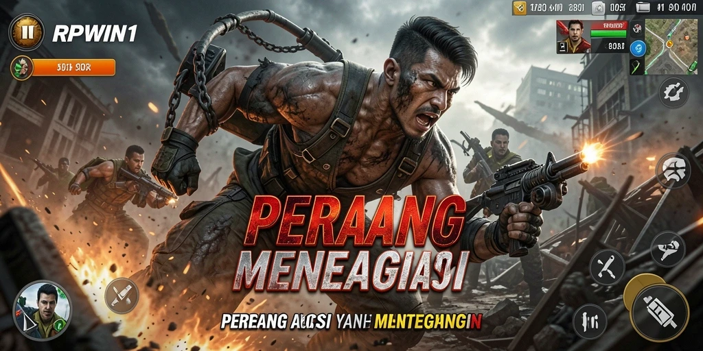 Tampilan aksi mendebarkan dalam game RPWIN1.