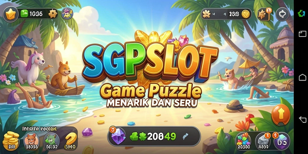 Tampilan gameplay puzzle menantang dari SGPSLOT yang menarik.
