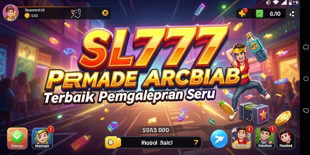 Screenshot utama SL777 menampilkan gameplay arcade yang seru dan mengasyikkan.