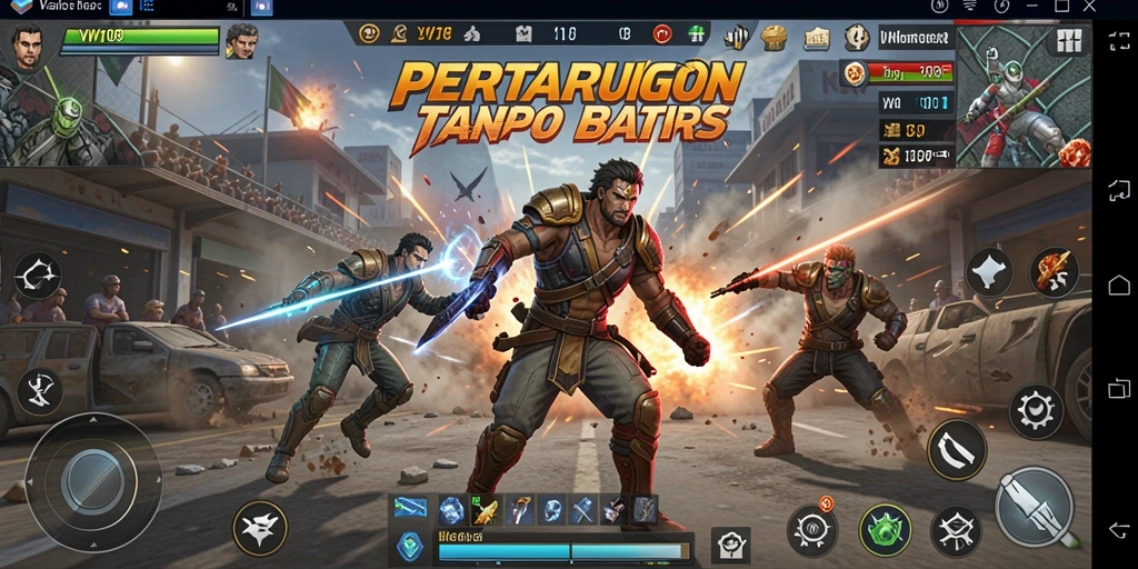 Tampilan gameplay VW108 yang memukau dan mendebarkan dalam setiap pertarungan.