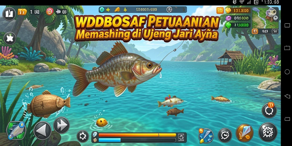 Menampilkan gameplay menakjubkan dari WDBOS saat memancing di laut.